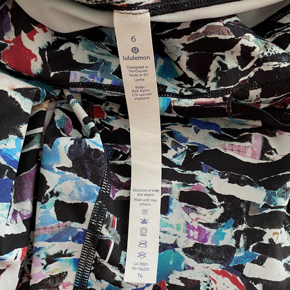 Lululemon Break Free crop leggings Nulux 17’’. 🖤 - Picture 12 of 13